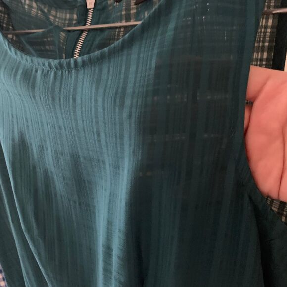 Be Bop Emerald Green Fit & Flare Dress - Picture 7 of 9